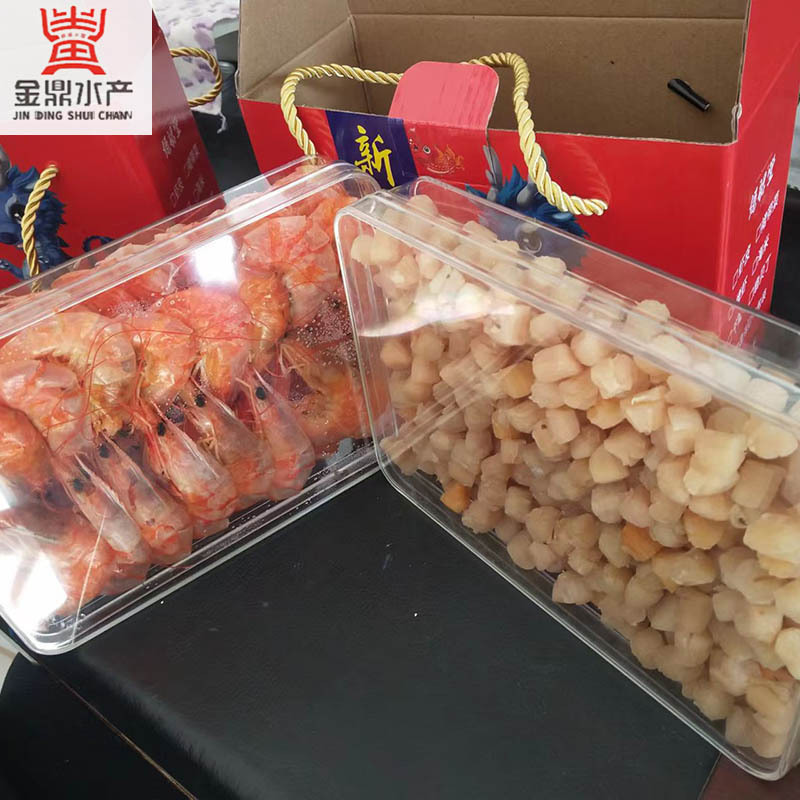 罐裝瑤柱干貝大蝦干海鮮 盒裝手扒蝦罐裝海米特產(chǎn)干貨